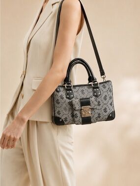 Vintage Y2K Rocawear RW Monogram Satchel Handbag